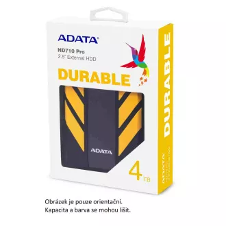ADATA Externí HDD 1TB 2, 5" USB 3.1 HD710 Pro, červená ADATA Externí HDD 1TB 2, 5" USB 3.1 HD710 Pro, červená