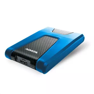 ADATA Externí HDD 1TB USB 3.1 DashDrive Durable HD650, modrý (gumový, nárazu odolný)