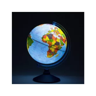 Alaysky Globe 32 cm Reliéfní fyzický a politický glóbus s LED podsvícením, ve slovenštině