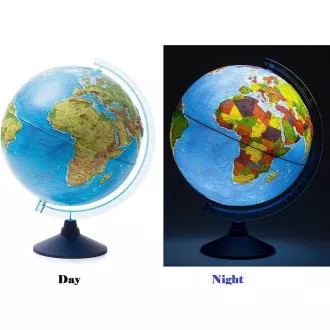 Alaysky Globe 32 cm Reliéfní fyzický a politický glóbus s LED podsvícením, ve slovenštině Alaysky Globe 32 cm Reliéfní fyzický a politický glóbus s LED podsvícením, ve slovenštině
