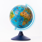 Alaysky Globe 25 cm Zoogeografický glóbus pro předškolní děti, popisky v angličtině
