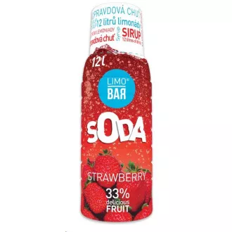 LIMO BAR - sirup Strawberry 0, 5l