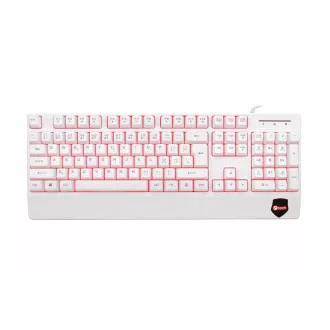C-TECH klávesnice KB-104W, USB, 3 barvy podsvícení, bílá, CZ/SK C-TECH klávesnice KB-104W, USB, 3 barvy podsvícení, bílá, CZ/SK