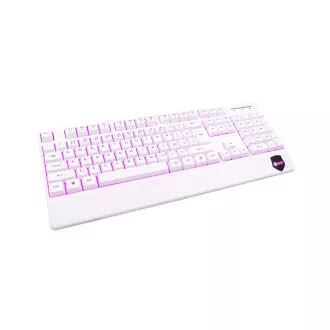C-TECH klávesnice KB-104W, USB, 3 barvy podsvícení, bílá, CZ/SK C-TECH klávesnice KB-104W, USB, 3 barvy podsvícení, bílá, CZ/SK