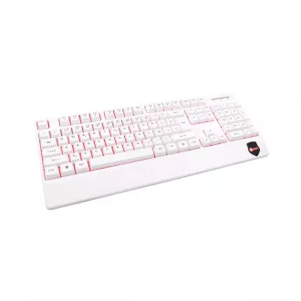 C-TECH klávesnice KB-104W, USB, 3 barvy podsvícení, bílá, CZ/SK C-TECH klávesnice KB-104W, USB, 3 barvy podsvícení, bílá, CZ/SK