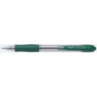 Kuličkové pero Pilot super grip 0,7mm zelené / náplň 2110