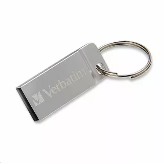 VERBATIM Flash Disk 16GB Metal Executive, USB 2.0, stříbrná