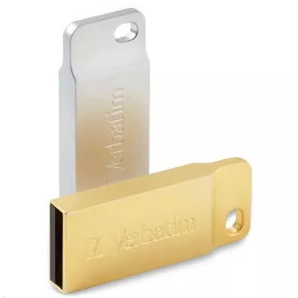 VERBATIM Flash Disk 64GB Metal Executive, USB 2.0, stříbrná