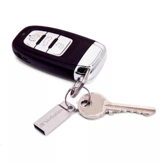 VERBATIM Flash Disk 64GB Metal Executive, USB 2.0, stříbrná
