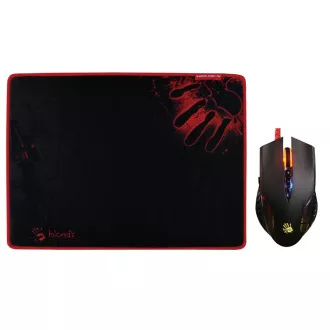 A4tech BLOODY Q5081S set myši Q50 + podložka B-081S
