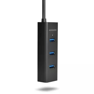AXAGON HUE-S2BP, 4x USB 3.0 CHARGING hub, vč. AC adaptéru, kabel USB-A 1.2m