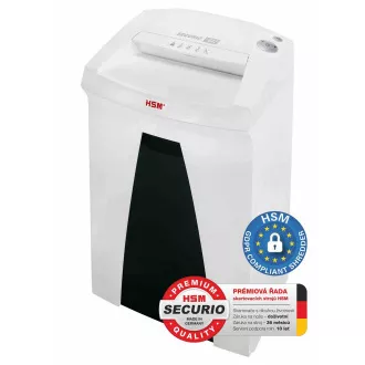 HSM skartovač Securio B22 (řez: Kombinovaný 3, 9x30mm | vstup: 240mm | DIN: P-4 (3) | papír, sponky, plast. karty) HSM skartovač Securio B22 (řez: Kombinovaný 3, 9x30mm | vstup: 240mm | DIN: P-4 (3) | papír, sponky, plast. karty)