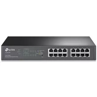 TP-Link Easy Smart switch TL-SG1016PE (16xGbE, 8xPoE+, 150W, fanless)