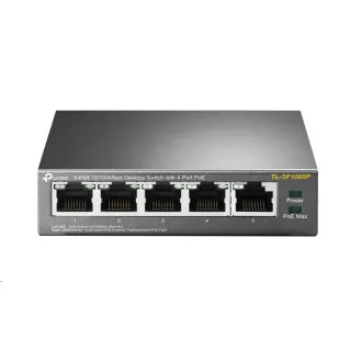 TP-Link switch TL-SF1005P (5x100Mb/s, 4xPoE+, 67W, fanless) TP-Link switch TL-SF1005P (5x100Mb/s, 4xPoE+, 67W, fanless)