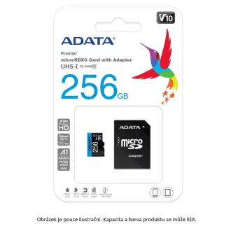 ADATA MicroSDXC karta 64GB Premier UHS-I Class 10 + SD adaptér