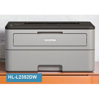 BROTHER tiskárna laserová mono HL-L2352DW - A4, 30ppm, 1200x1200, 64MB, USB 2.0, 250listů podavač, WIFI, DUPLEX