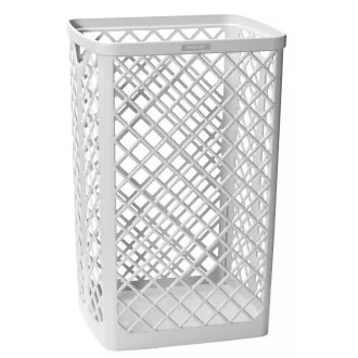 Koš odpadkový Katrin 40L 50x32x26,5cm závěsný šíťovaný bílý Koš odpadkový Katrin 40L 50x32x26,5cm závěsný šíťovaný bílý