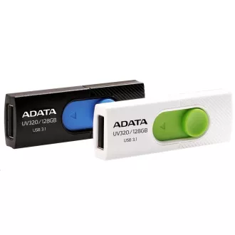 ADATA Flash Disk 32GB UV320, USB 3.1 Dash Drive, černá/modrá