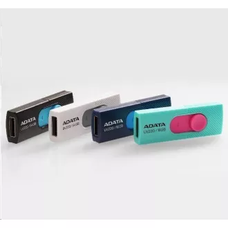 ADATA Flash Disk 16GB UV220, USB 2.0 Dash Drive, černá/modrá ADATA Flash Disk 16GB UV220, USB 2.0 Dash Drive, černá/modrá