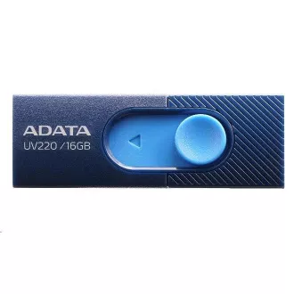 ADATA Flash Disk 16GB UV220, USB 2.0 Dash Drive, modrá/Navy ADATA Flash Disk 16GB UV220, USB 2.0 Dash Drive, modrá/Navy