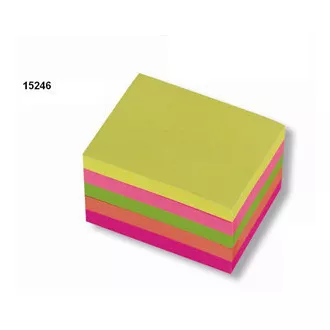 Bloček samolepící 51x38mm 5 neon barev 5x60 listů Concorde