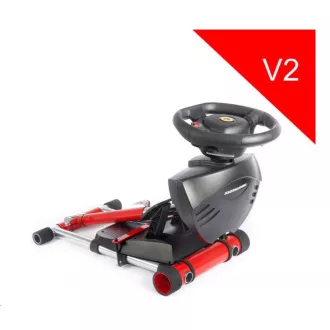 Wheel Stand Pro, stojan na volant a pedály pro Thrustmaster SPIDER, T80/T100, T150, F458/F430, červený