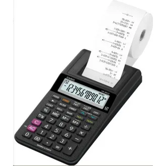 CASIO kalkulačka HR 8 RCE BK, Tiskový klakulátor - Použité