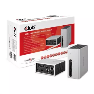 Club3D Dokovací stanice USB-A 8v1, 1xHDMI, 1xDVI, 4xUSB, 1xRJ45, 1x3.5mm, šedá Club3D Dokovací stanice USB-A 8v1, 1xHDMI, 1xDVI, 4xUSB, 1xRJ45, 1x3.5mm, šedá