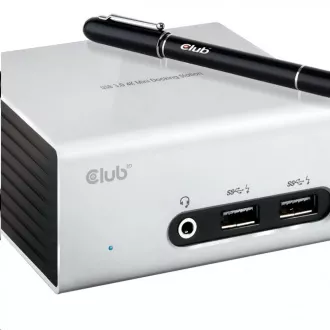 Club3D Dokovací stanice USB-A 8v1, 1xHDMI, 1xDVI, 4xUSB, 1xRJ45, 1x3.5mm, šedá Club3D Dokovací stanice USB-A 8v1, 1xHDMI, 1xDVI, 4xUSB, 1xRJ45, 1x3.5mm, šedá