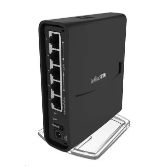 MikroTik hAP ac2 (RBD52G-5HacD2HnD-TC), 720MHz CPU, 128MB RAM, 5x LAN, 2.4+5GHz, Wi-Fi 802.11b/g/n/ac, vč. L4