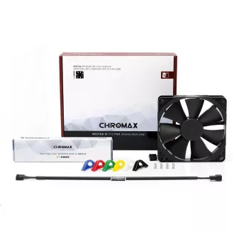 NOCTUA NF-F12 PWM chromax.black.swap - ventilátor