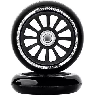 Náhradní kolečka na freestyle koloběžku MOVINO EDGE 100 mm, hliník, 2 ks, Zlatá
