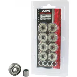 Náhradní ložiska NEX ABEC-9 RS Carbon v boxu, 8ks