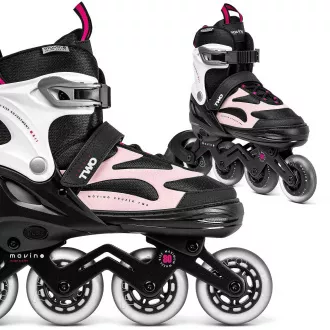 Kolečkové brusle Movino Cruzer Two, Pink, 38-41