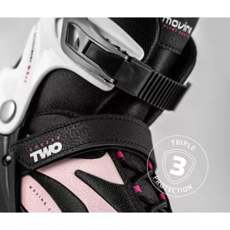 Kolečkové brusle Movino Cruzer Two, Pink, 38-41