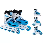 Kolečkové brusle 4v1 Enero KIDS - modro-bílé, 34-37
