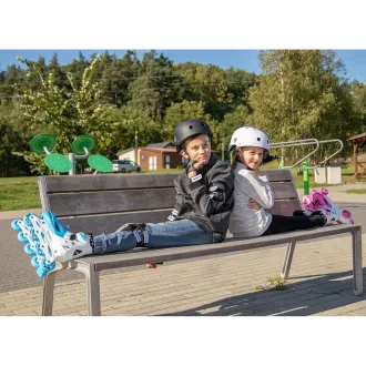 Kolečkové brusle 4v1 Enero KIDS - modro-bílé, 34-37 Kolečkové brusle 4v1 Enero KIDS - modro-bílé, 34-37