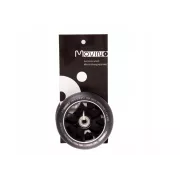 Náhradní kolečka na freestyle koloběžku 110mm, hliník, 2 ks, Černo-stříbrná