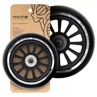 Náhradní MOVINO kolečka na freestyle koloběžku 100mm, PP, 2 ks, Černá