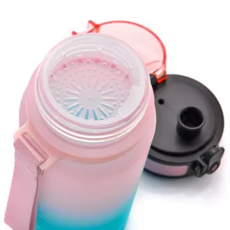 Tritanová sportovní láhev MTR, 350ml, růžovo-modrá