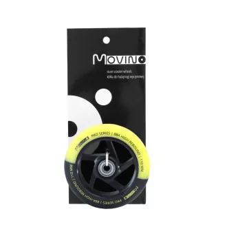 Náhradní kolečka na freestyle koloběžku MOVINO 110mm, hliník, 2 ks, Žlutá
