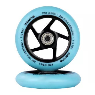 Náhradní kolečka do freestyle koloběžky MOVINO SLAVE, 110mm, hliník, Oranžová