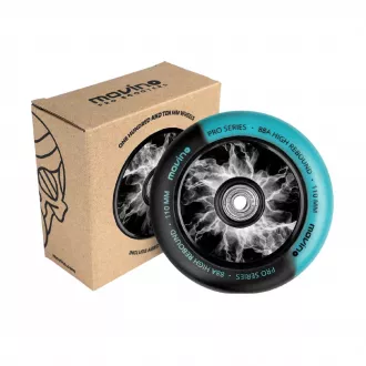 Náhradní kolečka na freestyle koloběžku MOVINO Maniac, 110 mm, Nylon, 2 ks, Modrá