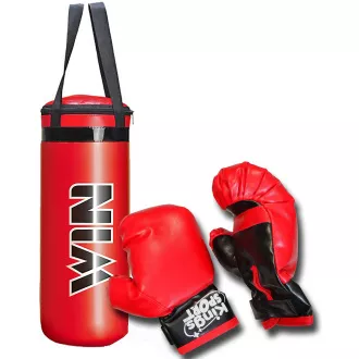 Juniorský boxerský set - pytel 22,5x15x38,5 cm + rukavice ENERO