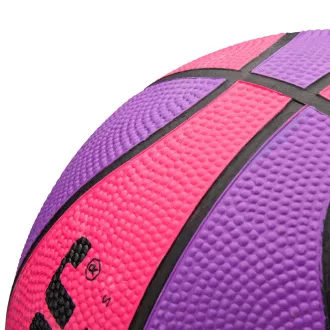 Basketbalový míč MTR LAYUP vel.3, růžovo-fialový
