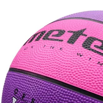 Basketbalový míč MTR LAYUP vel.4, růžovo-fialový