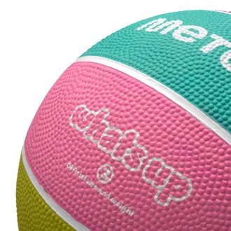 Basketbalový míč MTR WHATS UP, vel. 3, pastelový