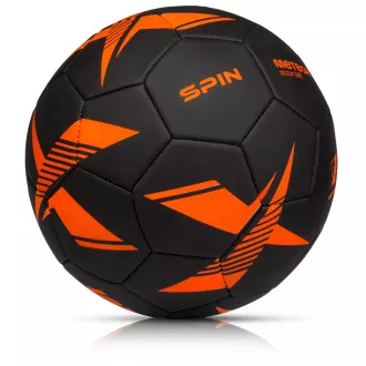 Fotbalový míč MTR SPIN, vel. 5, černo-oranžový Fotbalový míč MTR SPIN, vel. 5, černo-oranžový