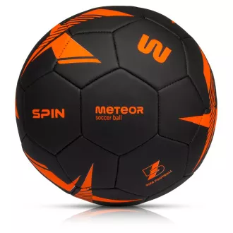 Fotbalový míč MTR SPIN, vel. 5, černo-oranžový Fotbalový míč MTR SPIN, vel. 5, černo-oranžový