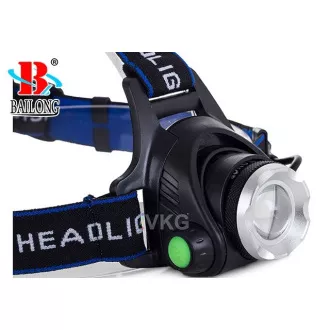 AKU čelovka Bailong BL-6699, led typu CREE XML + dobíjecí set